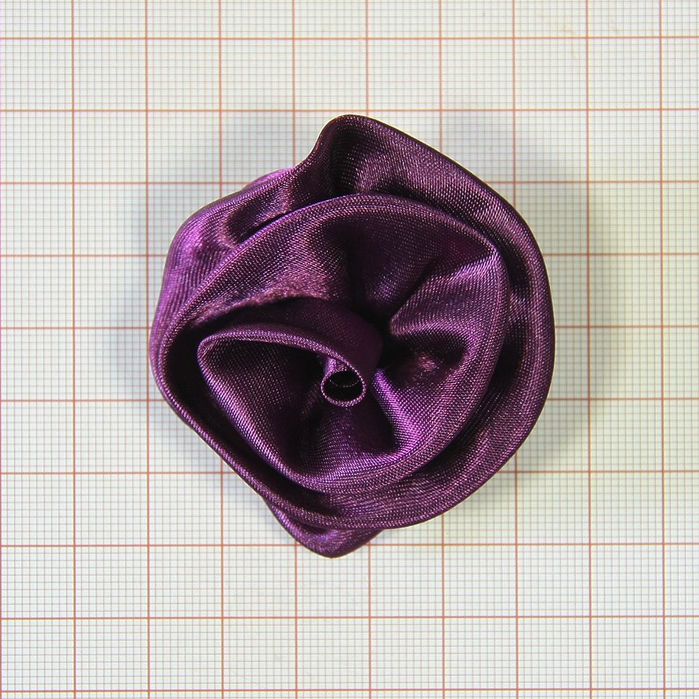 Аппликация декор обувная 16 фиолетовая, шт. Аппликации Пришивные Цветы Банты