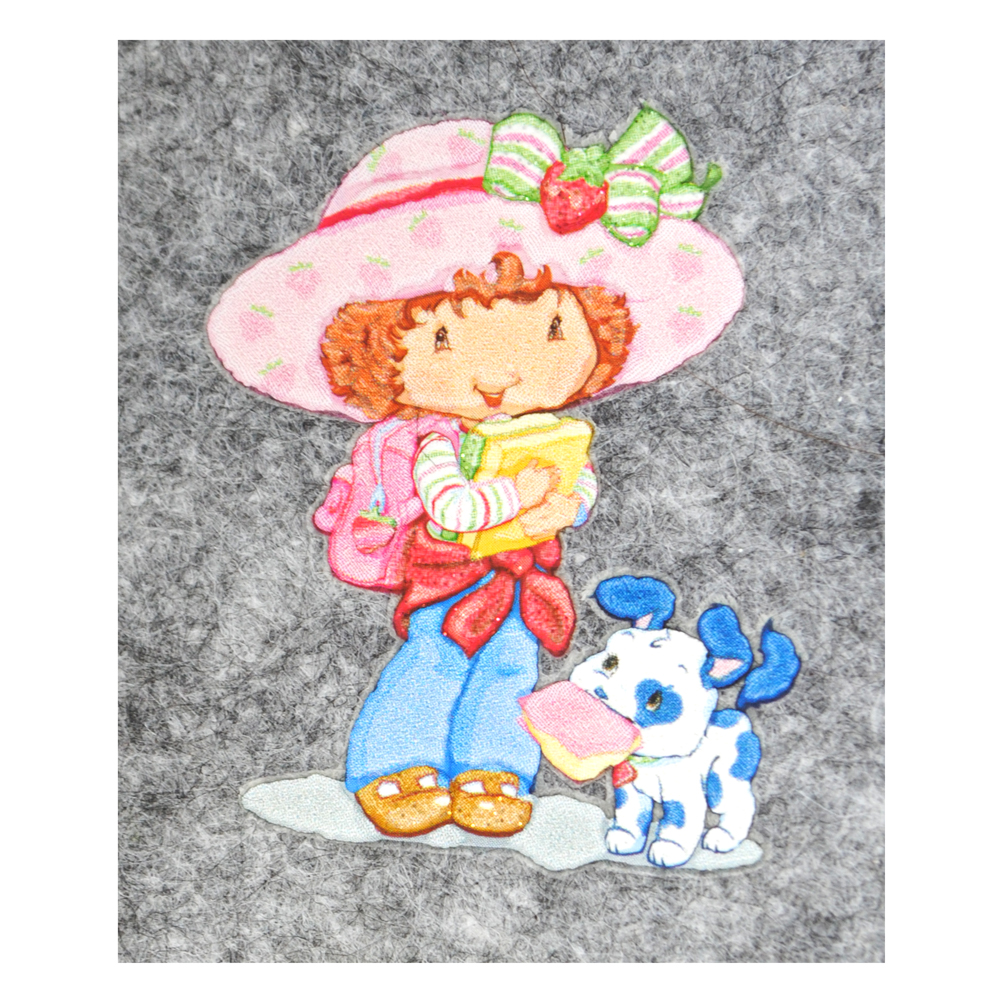 Термоаппликация Девочка с собачкой 5,3*4,5см, шт. Термопереводки Детские