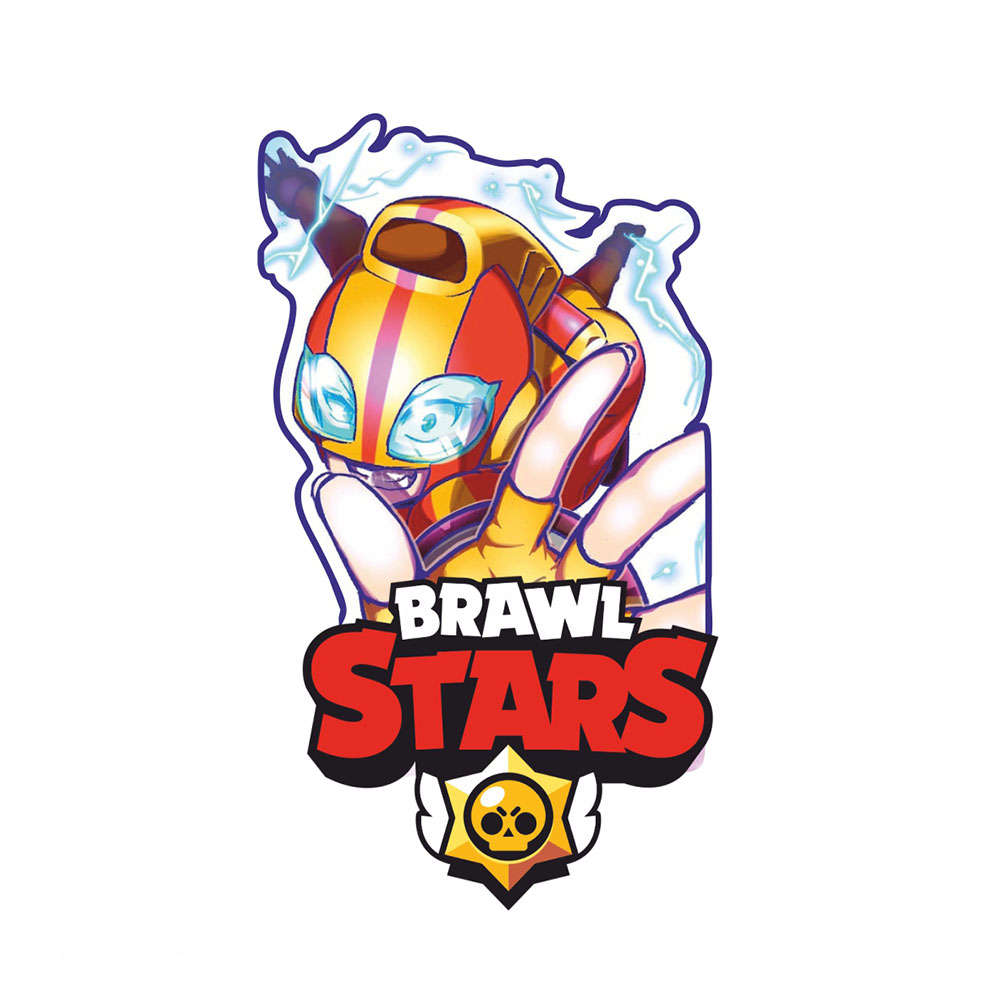 Термоаппликация Brawl Stars №15-11 Макс маленький 8,7*15см, шт. Термопереводки Детские