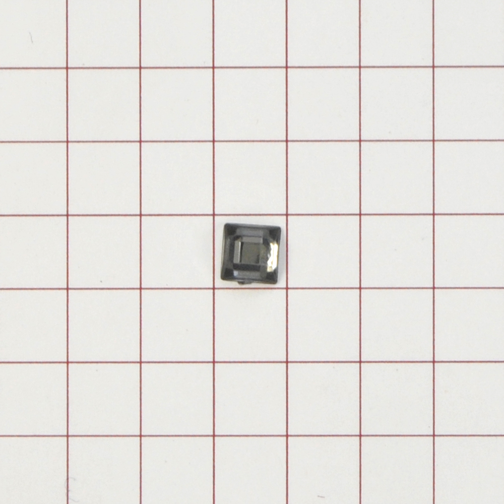 Стразы Д на клей, квадрат 4*4мм темн-серый 20, 1тыс.шт. Стразы на клей