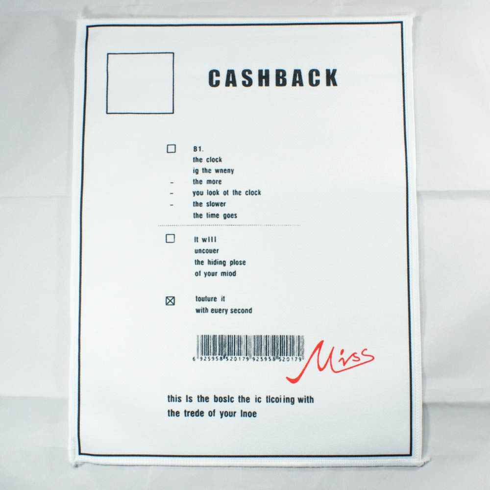 Аппликация пришивная Cashback Miss 27*20,6см, белая, черный, красный, шт. Аппликации Пришивные Постер