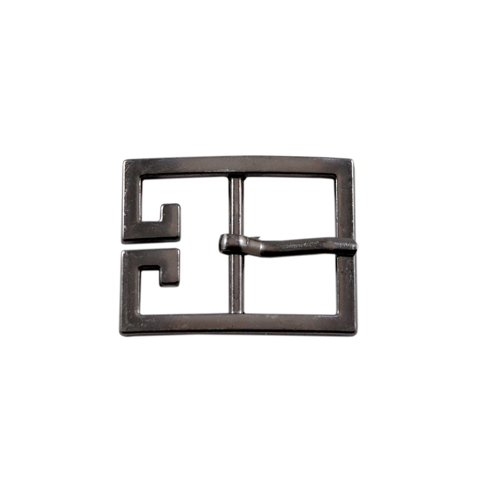 Пряжка метал. с завитком 20мм, блек никель, 26*35мм, шт. Пряжка, перетяжка