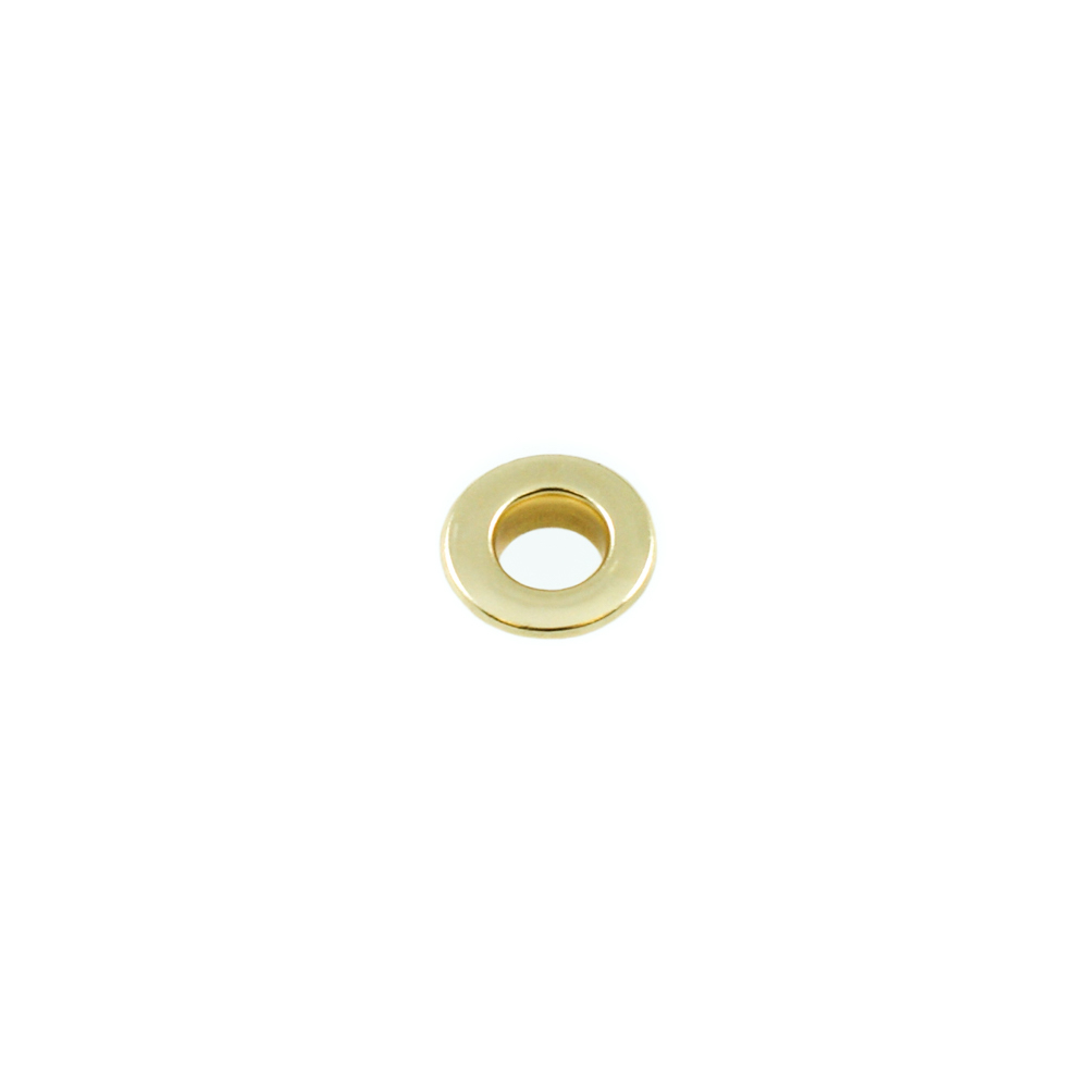 Люверс металл 8*15мм сталь, gold, 1т.шт.. Блочка / Люверс