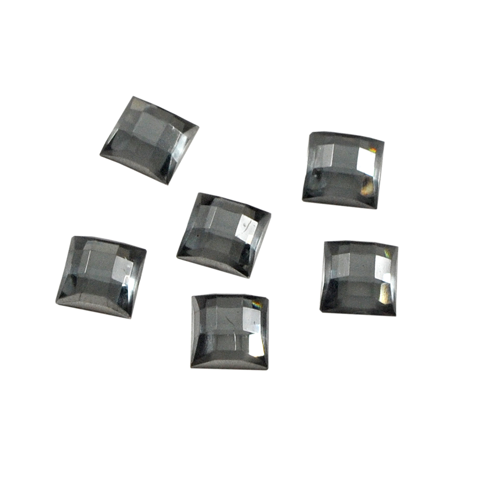 Стразы Д на клей, квадрат 8*8мм серый 6, 1тыс.шт. Стразы на клей
