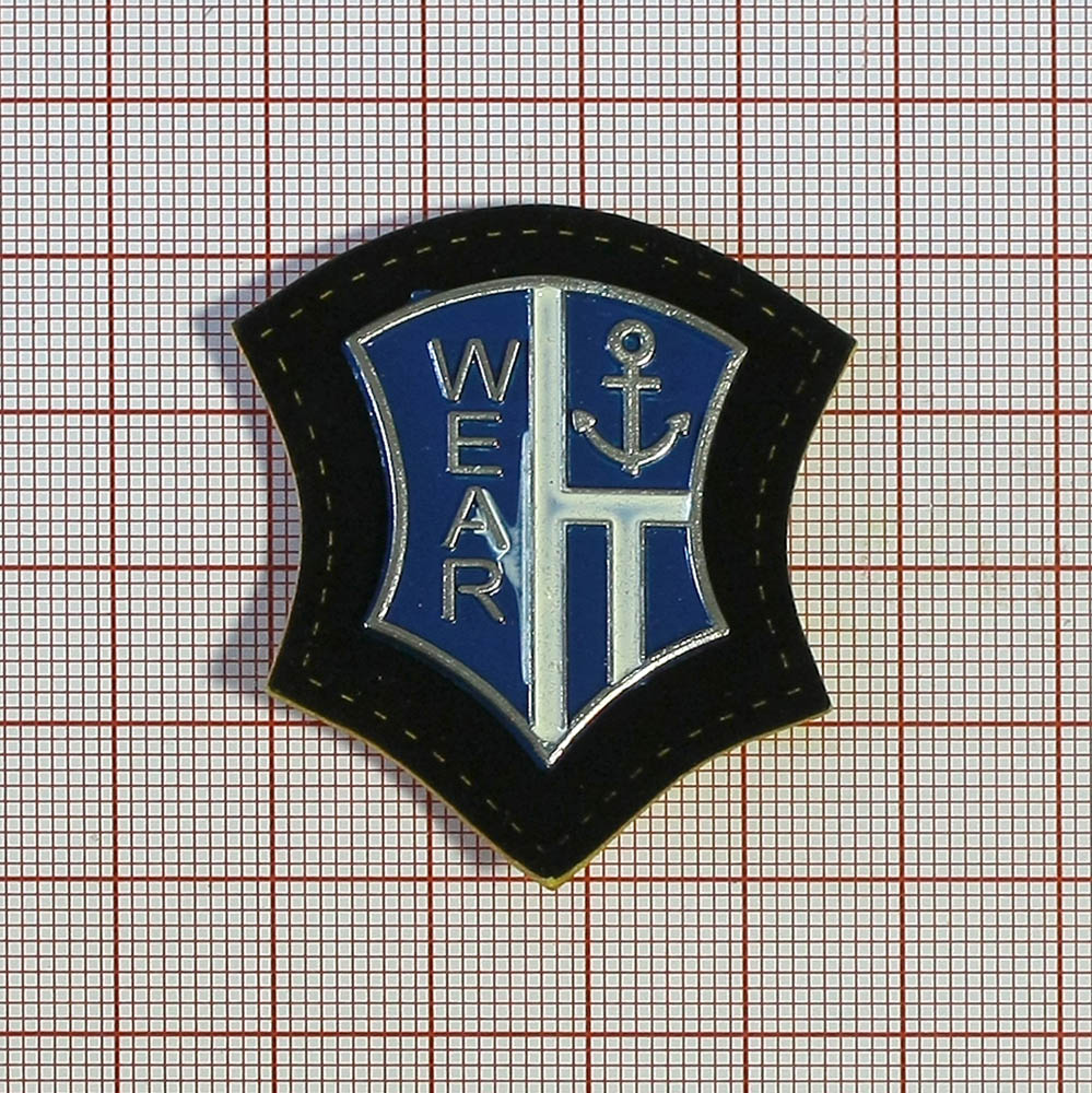 Лейба нубук A9763 40*45мм Wear, эмаль синяя, шт. Лейба Нубук