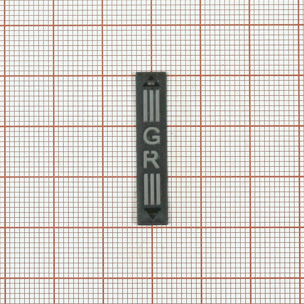 Лейба рез.GR 30*6мм черная, серый. Лейба Резина