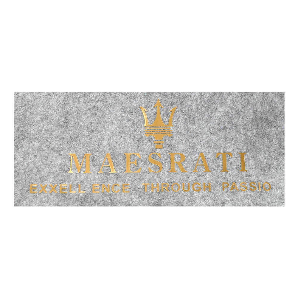 Термоаппликация текст Maesrati 21*8см золото, шт. Термопереводки Надписи