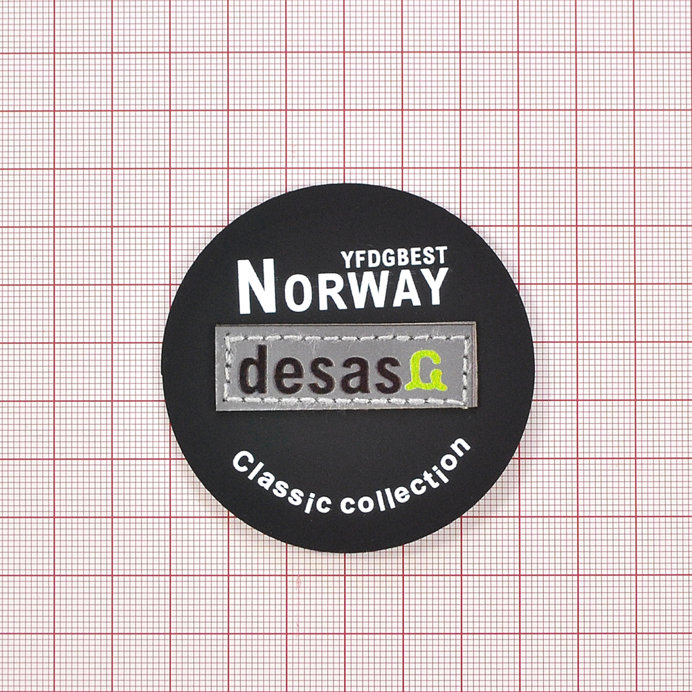 Лейба резиновая Norway, 6.5см, черный, белый, серый, зеленый, шт. Лейба Резина