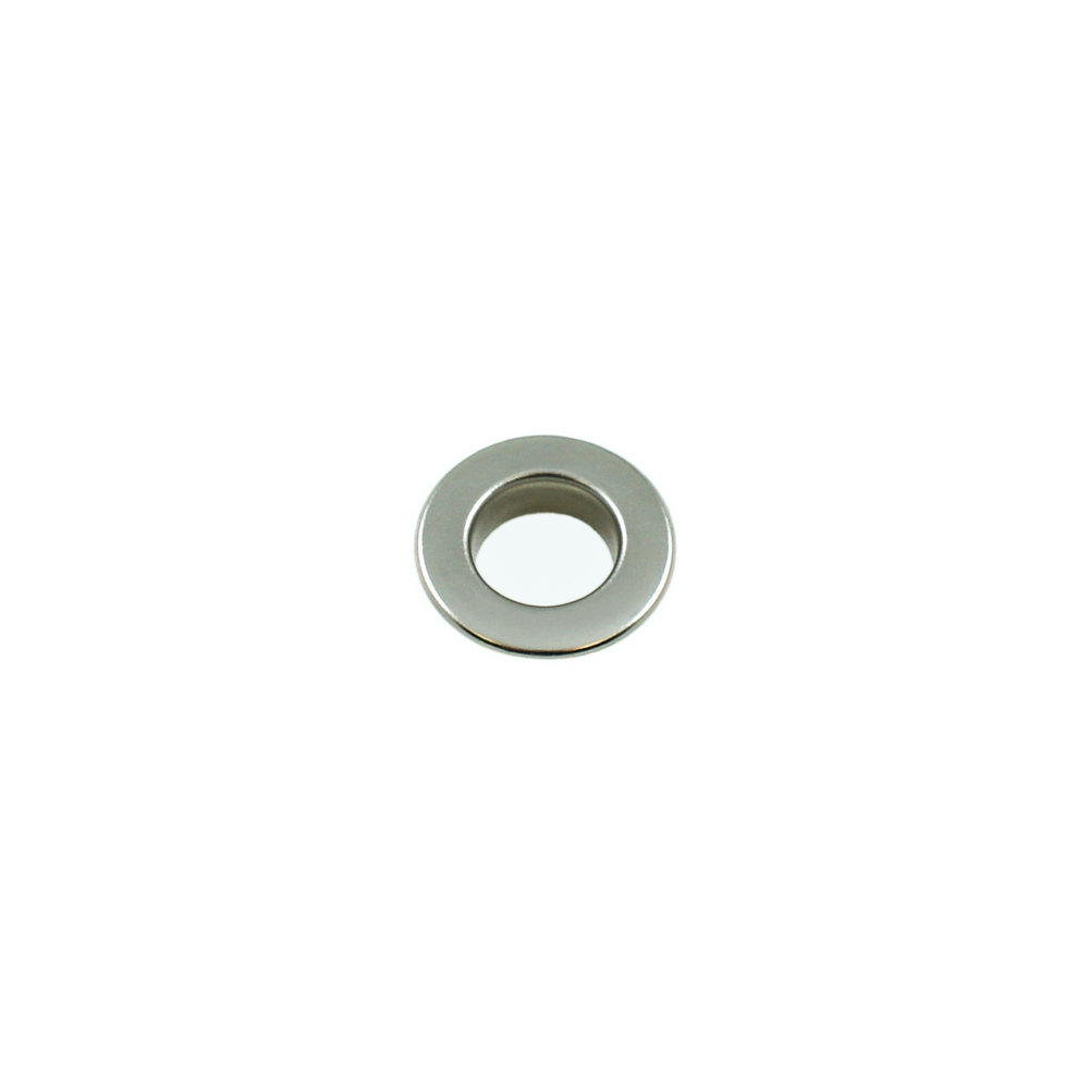 Люверс металл 12*22мм сталь, nickel, 1т.шт.. Блочка / Люверс