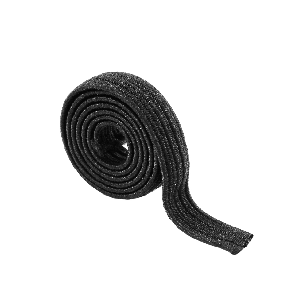 Резинка трикотажная 8мм, черная, 100м. Резинка