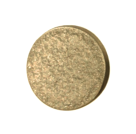 Кнопка металл круглая 17мм золотая фольга, шт. Кнопка металл