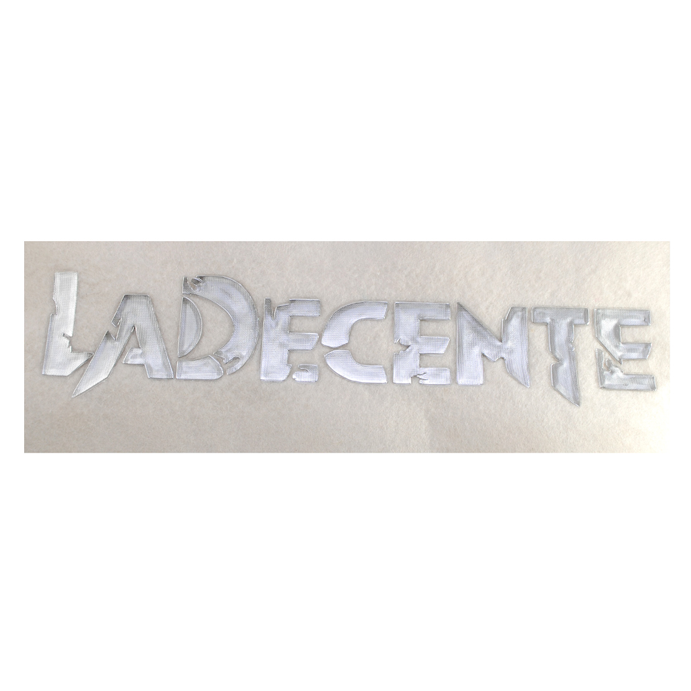 Термоаппликация Ladecente, 22*5см, серебро, шт. Термоаппликации Резиновые Клеенка