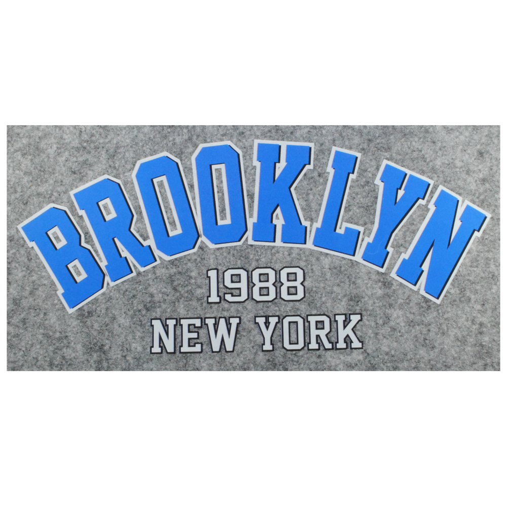 Термотрансфер DTF, Brooklyn, 25*10,9см, шт. Термотрансфер