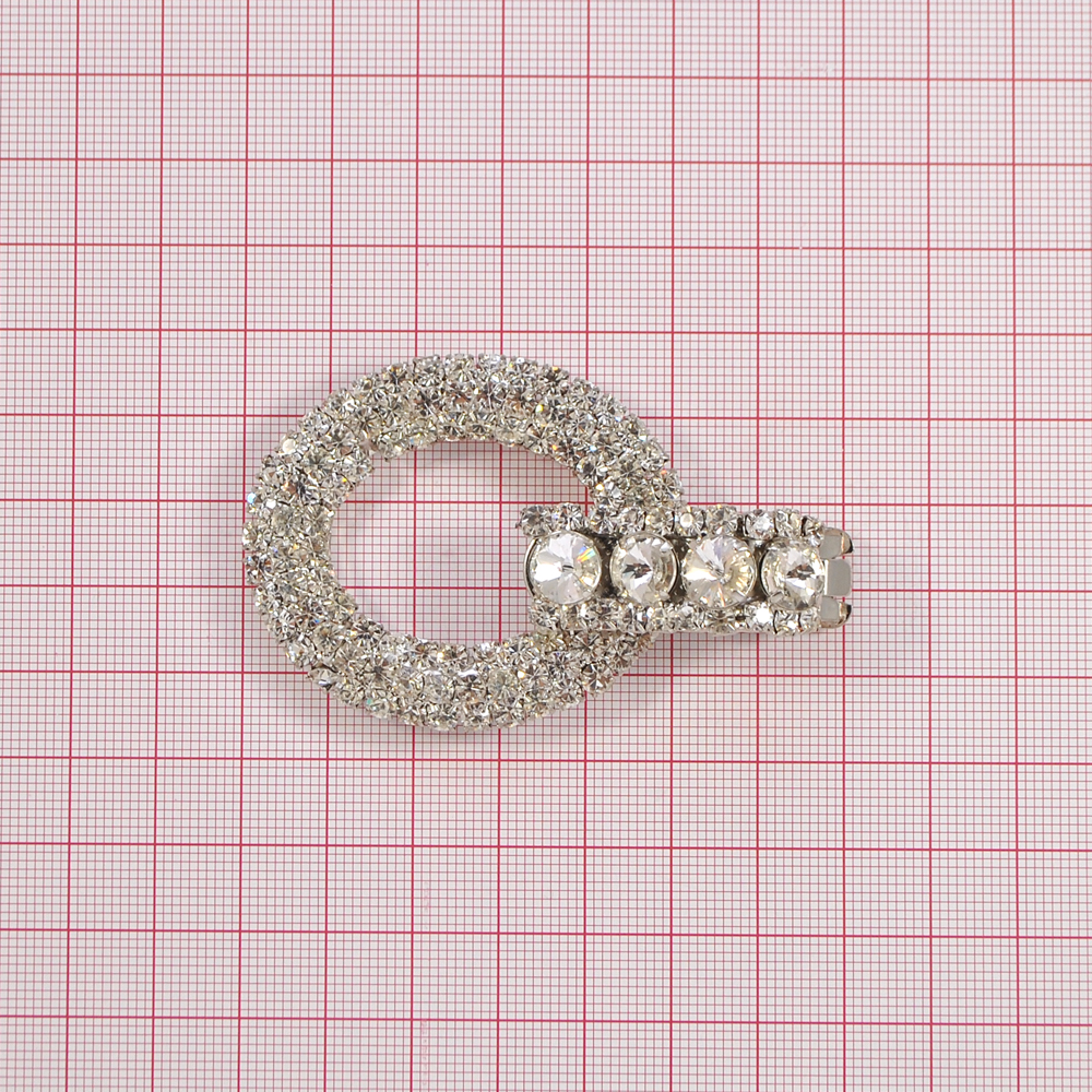 Клипса шубная TS1103358 крючок 80*37мм, NIKEL  шт. Клипсы шубные, крючки