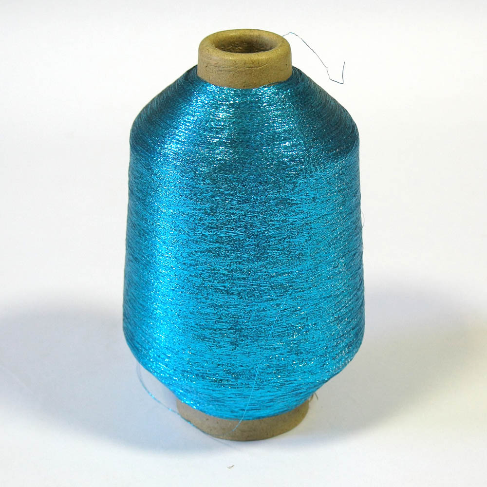 Нитка люрекс X-24 голубая /500г/ . Нитка Люрекс