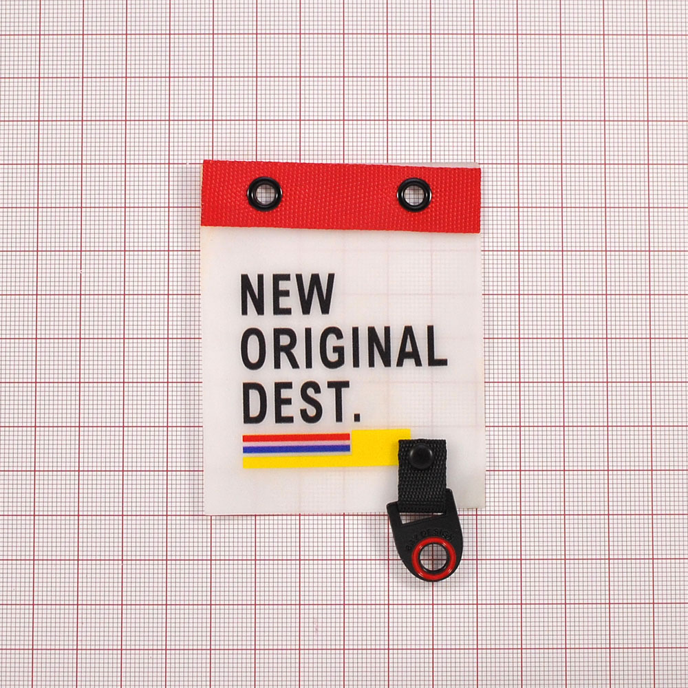 Лейба клеенка NEW ORIGINAL DEST 6,4*8,4см, прозрачный, красный, черный, шт. Лейба Клеенка