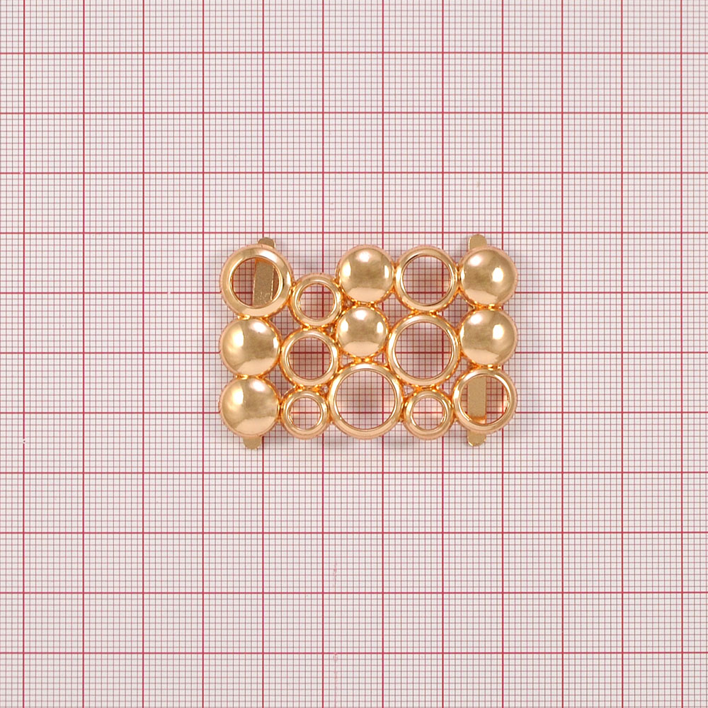 Краб металл Пузыри 5см, GOLD, шт. Крабы Металл Геометрия Декор