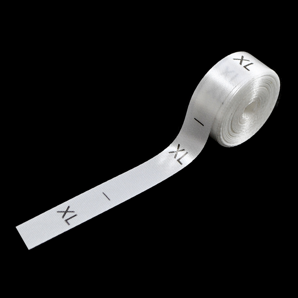 Размерник нейлон белый  XL /1250шт/, 50м. Размерник накатанный нейлон