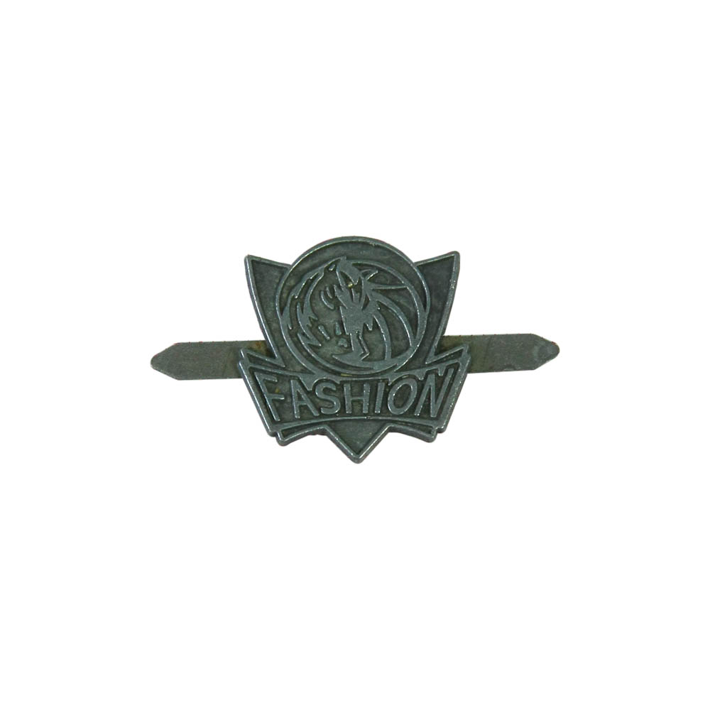 Краб металл Fashion Эмблема, 2*2см, BN, шт. Крабы Металл Надписи, Буквы