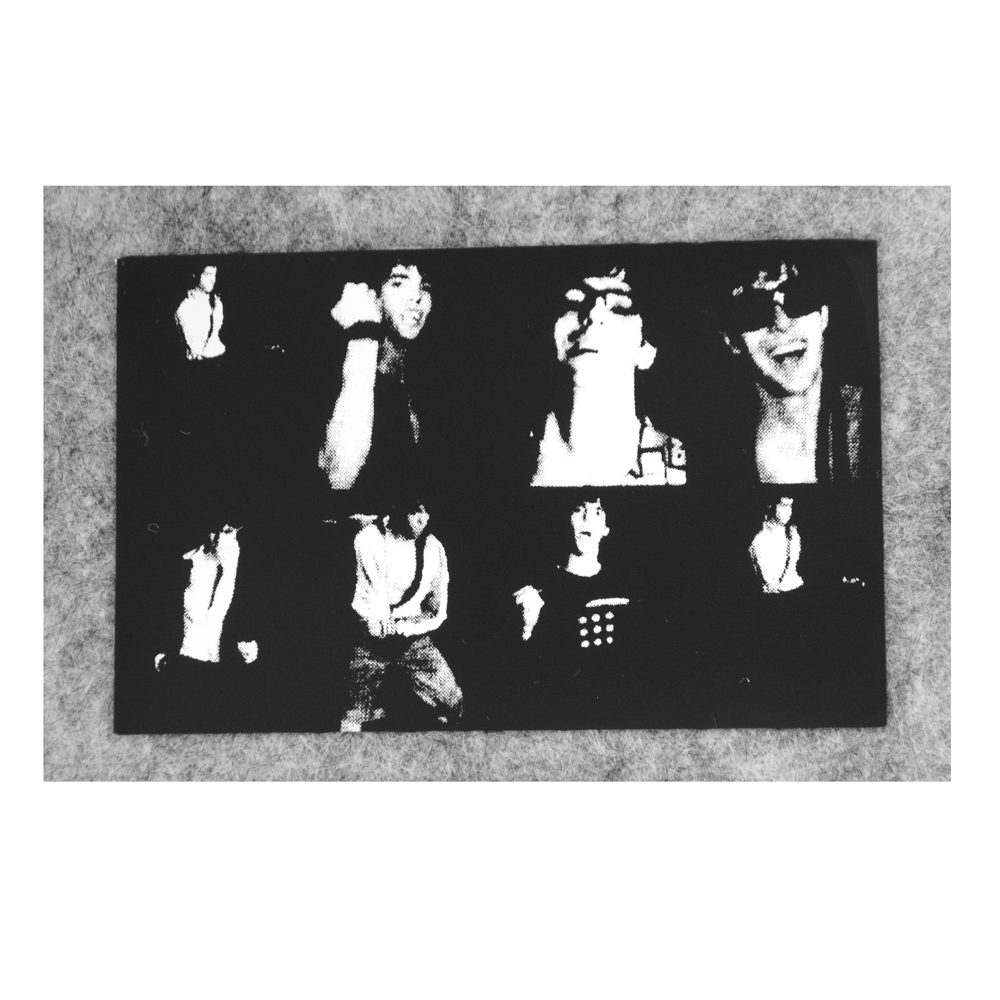 Термоаппликация резиновая Портреты 55*90мм, черно-белая, шт. Термопереводки Резиновые, Термопленка