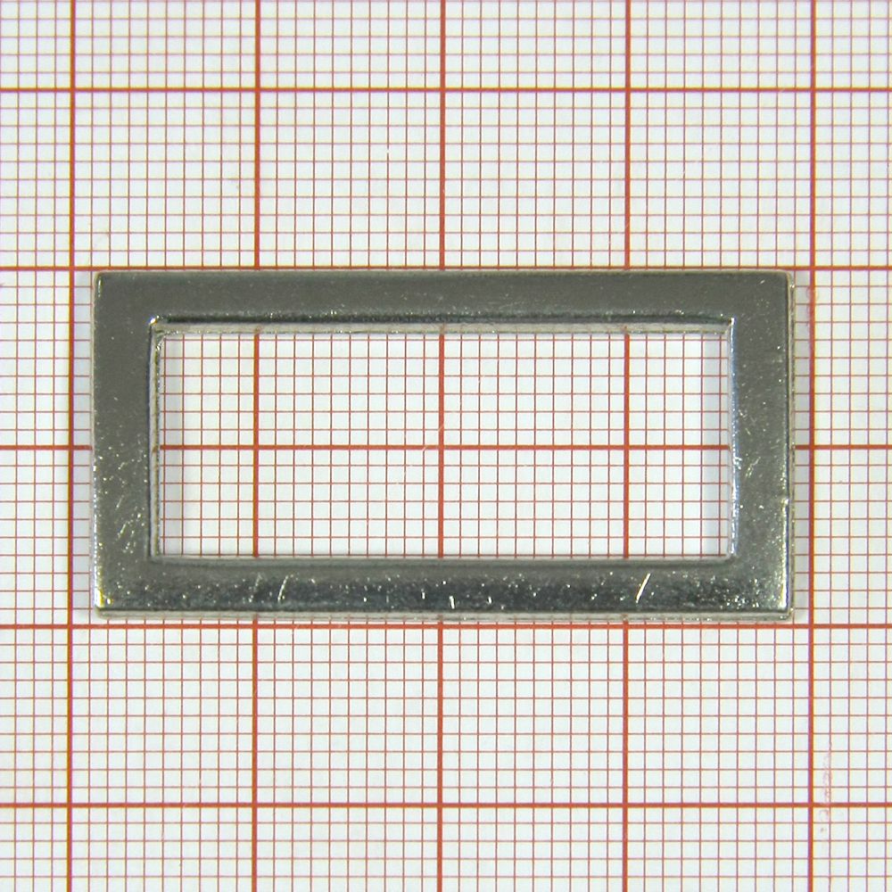 Рамка металлическая 1169 30*10мм NIKEL . Пряжка, перетяжка