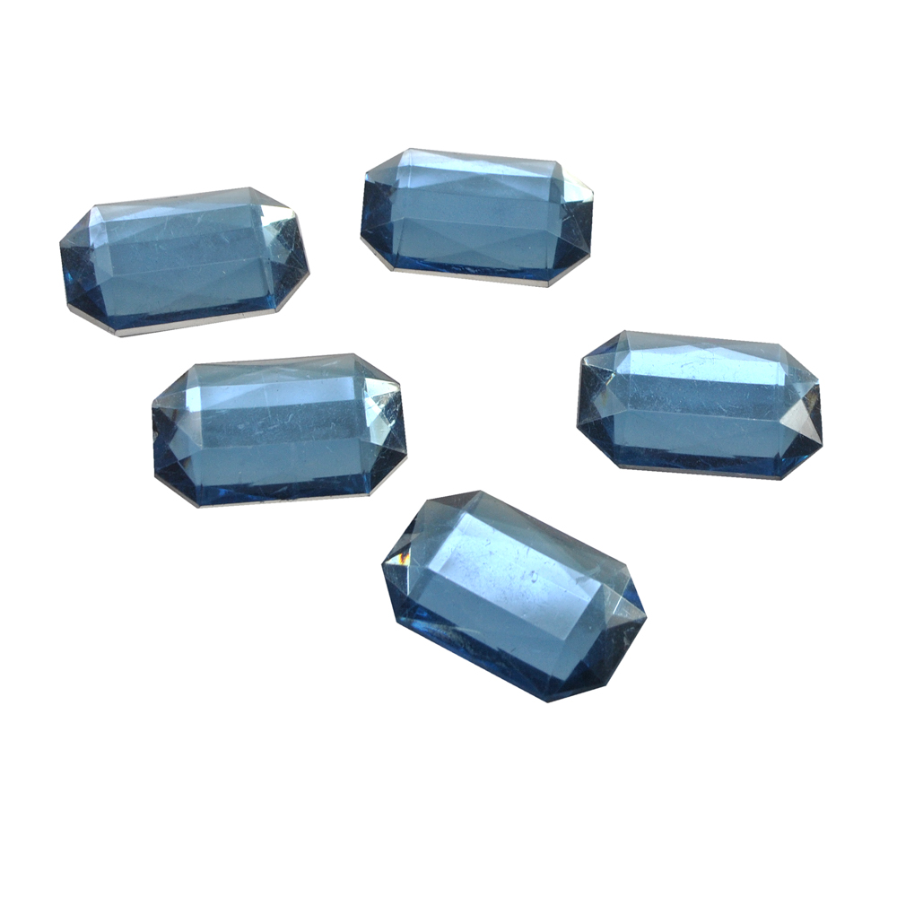 Стразы Д на клей, многогран. 24*35мм серо-голубой 41, 1тыс.шт. Стразы на клей