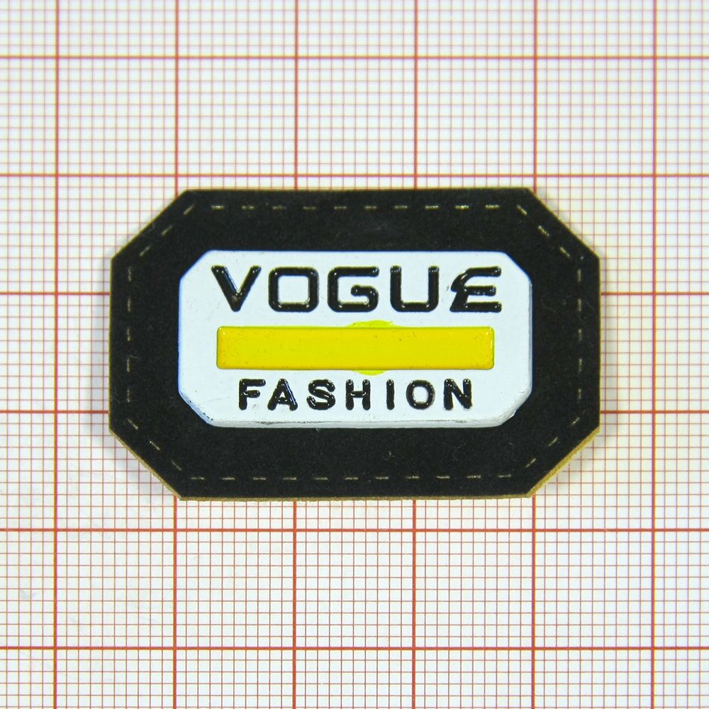 Лейба нубук A9945 VOGUE fash, 42*27мм, эмаль, шт. Лейба Нубук