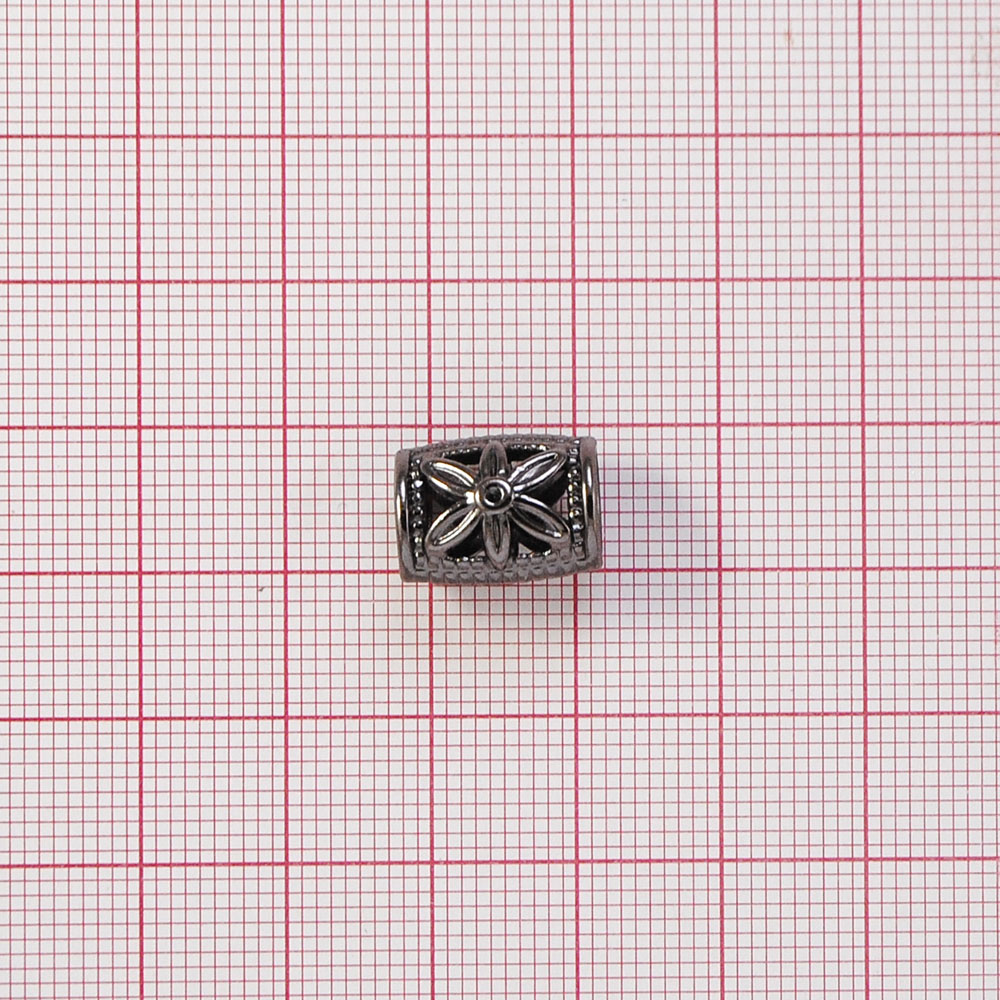 Наконечник металлический № 6 BLACK NIKEL, шт. Фиксаторы, наконечники