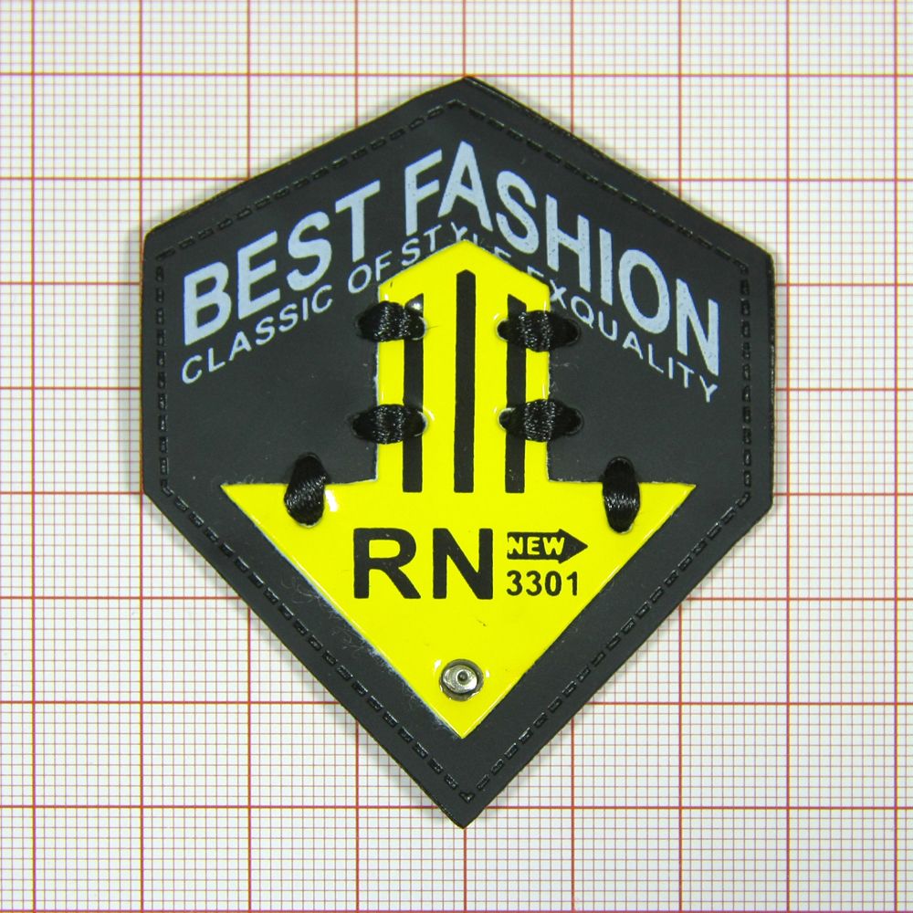 Лейба кожзам A10003 RN Best Fashion черно-желтая . Лейба Кожзам