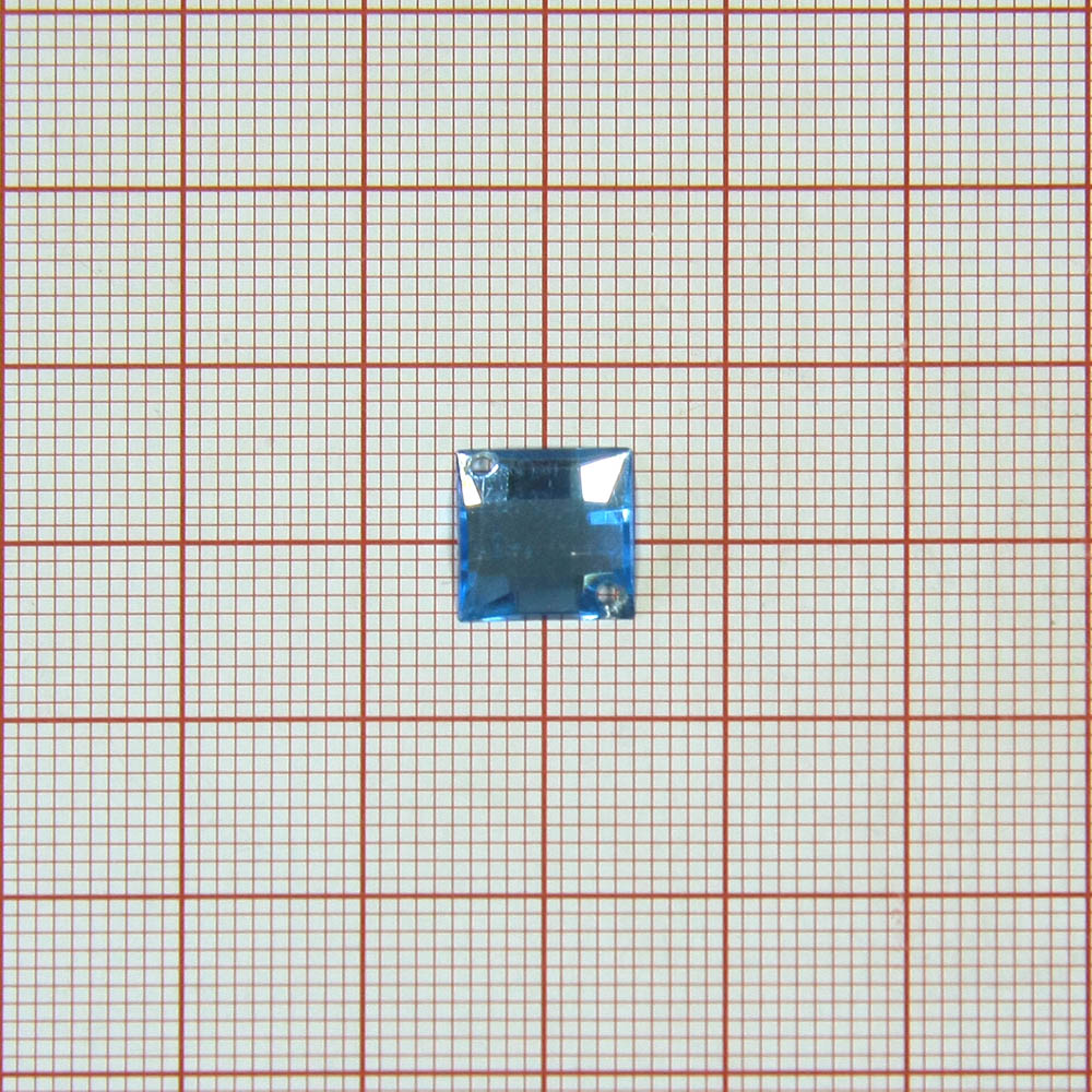 Стразы Д пришивн. квадрат 10*10мм св-голубой 2, 1тыс.шт. Стразы пришивные