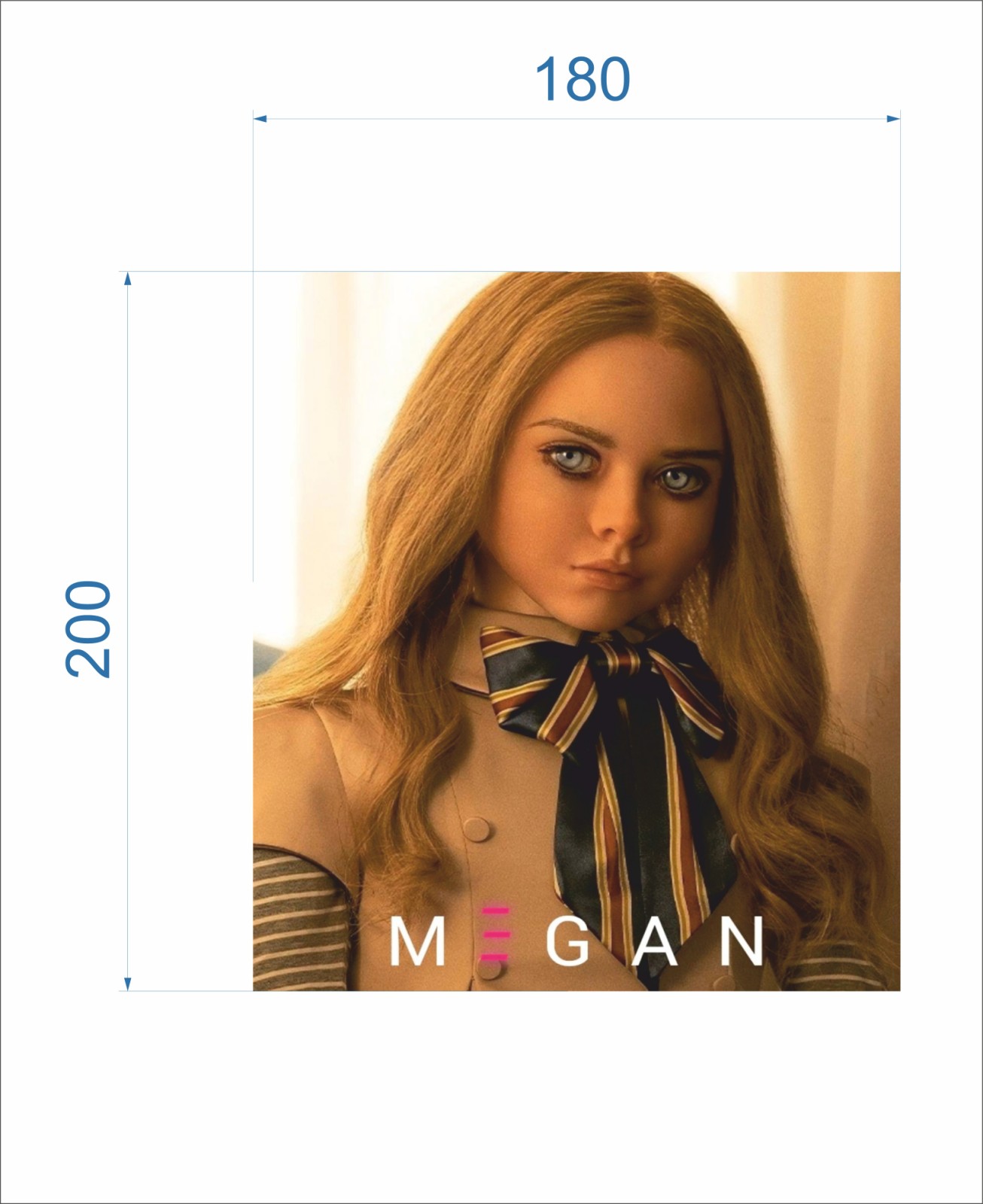 Нашивка, Megan, 18*20cм, дайвинг, сублимация, лазер, шт. Нашивка