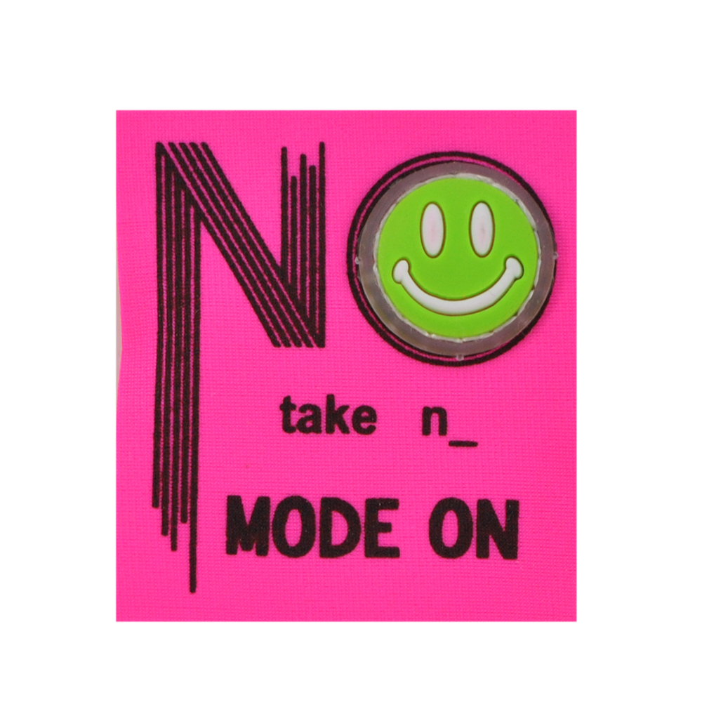 Лейба ткань и резина Mode on, 5,5*5см,  черный, белый, розовый, салатовый, шт. Лейба Ткань