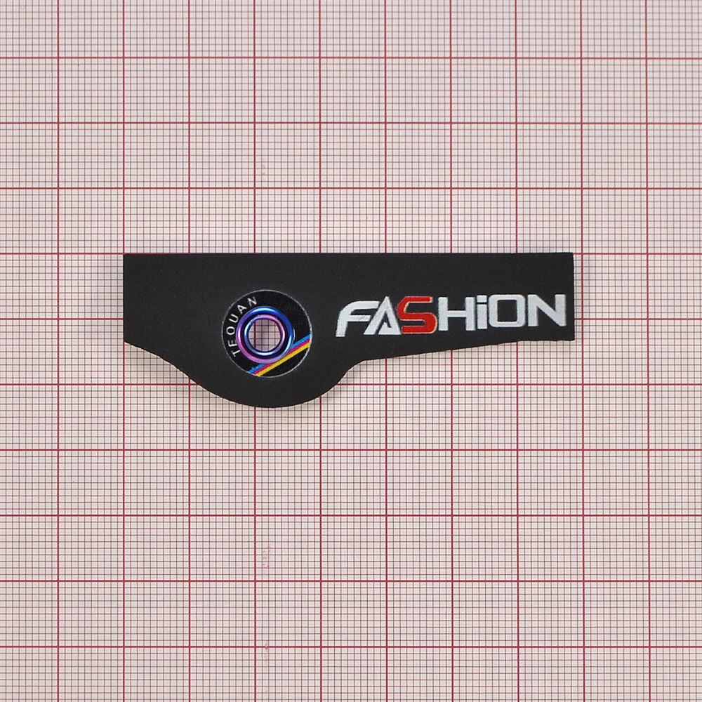 Лейба полиуретан с хольнитеном FASHION, 2,5*6.8см, черный, белый, фиолетовый, синий, красный, шт. Лейба Кожзам