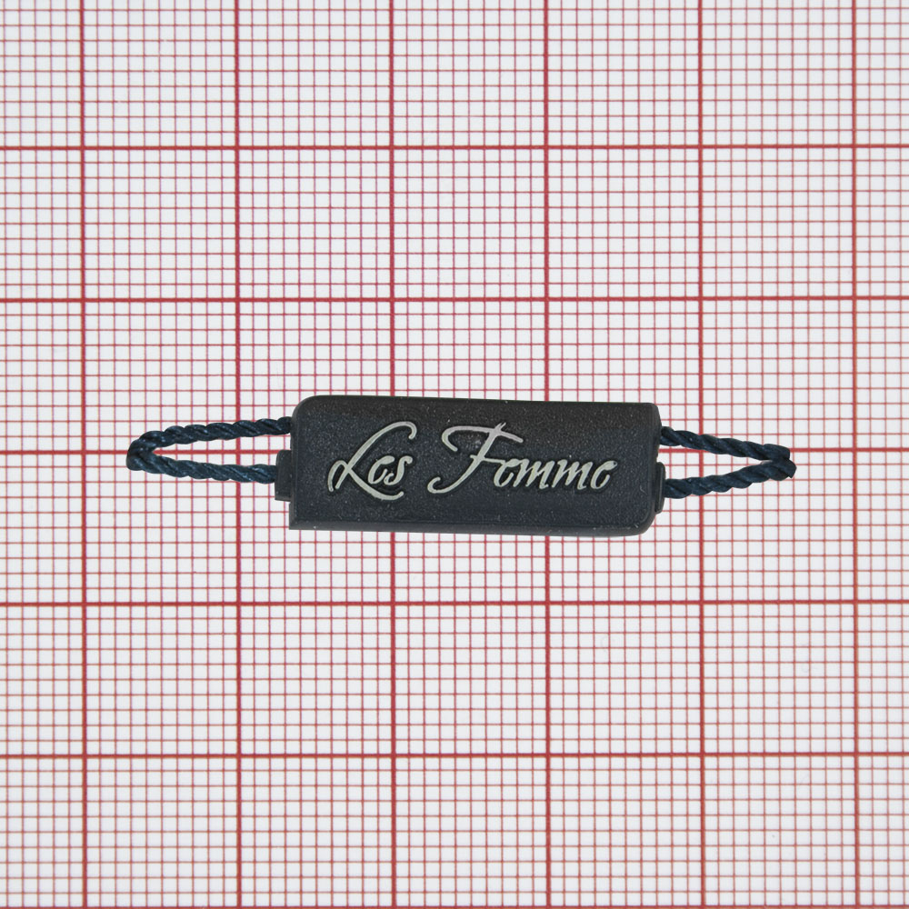 Пломба Les Famme черная, серый, 1т.шт. Пломба