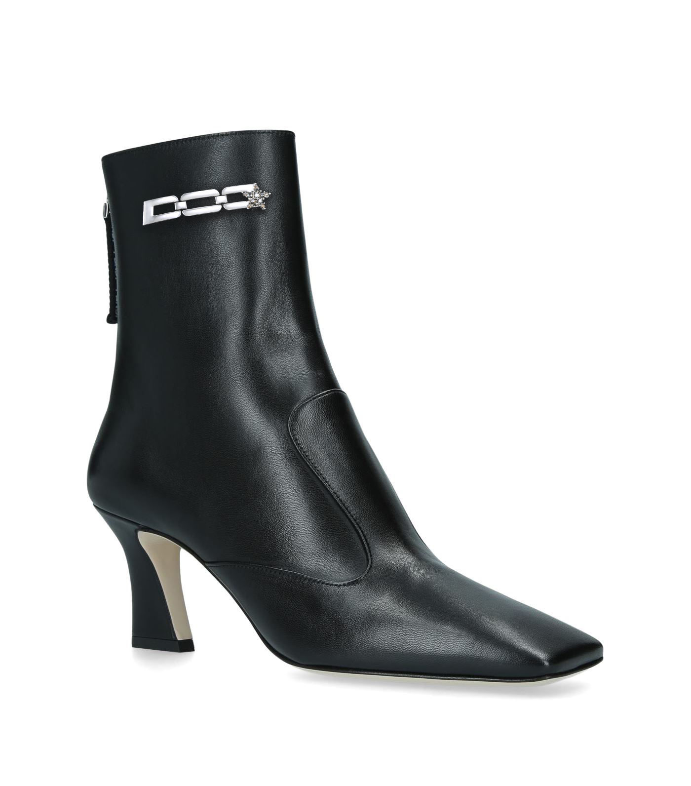 Краб камни и металл Цепь и звезда Левый, 6*1,5см, никель, серебро, шт. Крабы Металл Геометрия Декор