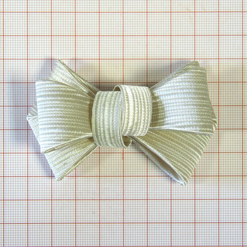 Аппликация декор обувная SAF0694 5*7см оливково-серый бантик-фильц, шт. Аппликации Пришивные Цветы Банты