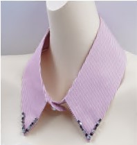 Воротник с бисером, розовый, шт. Воротники