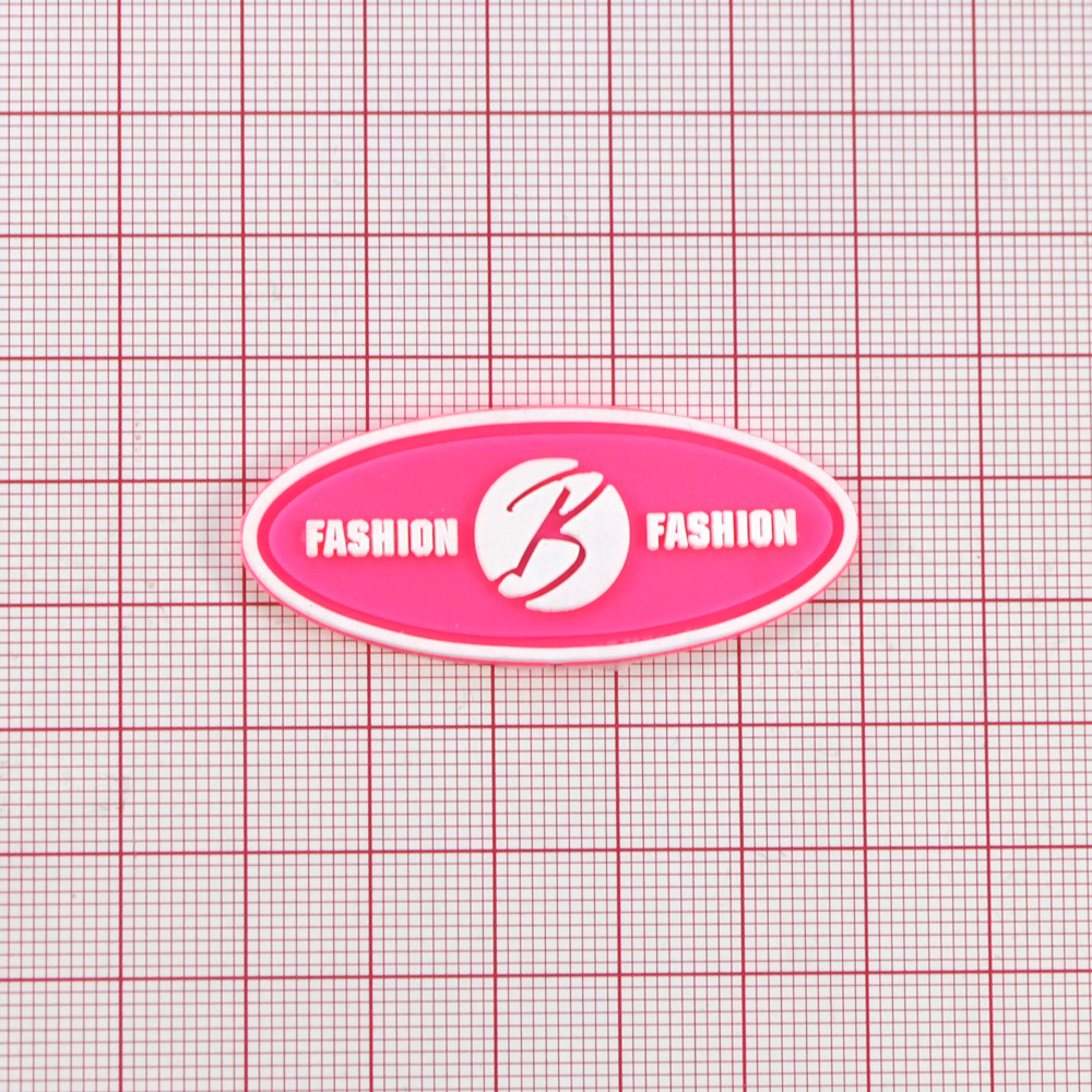 Лейба резиновая Fashioh B.2*5см,розовый, белый шт. Лейба Резина