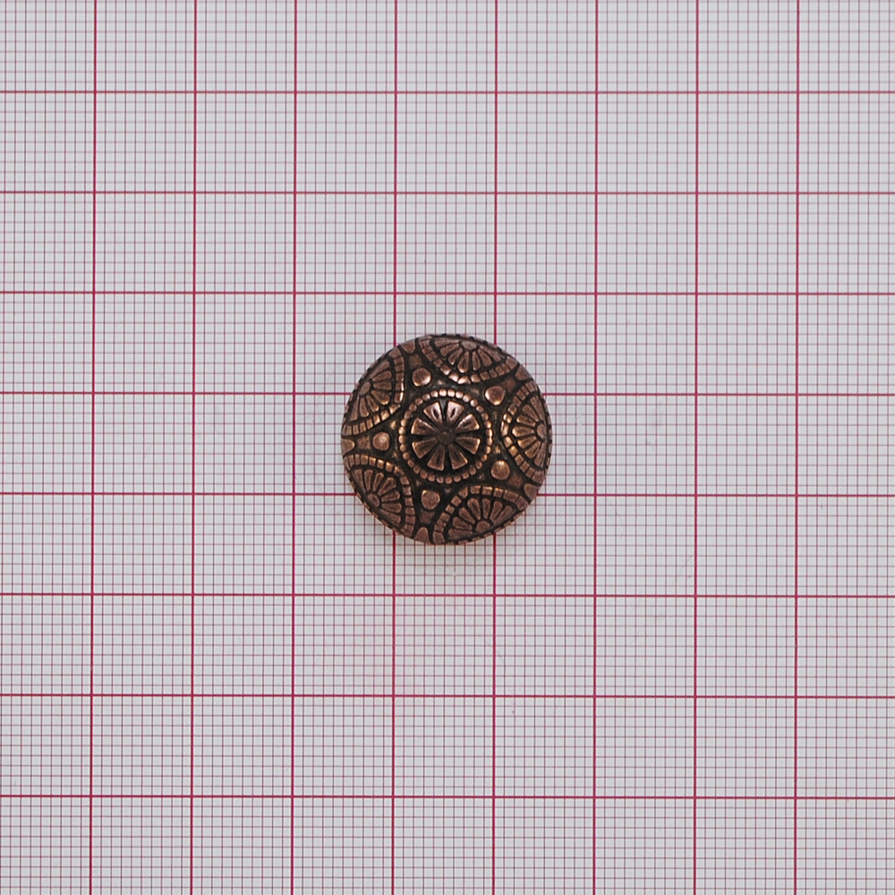 Пуговица TR-1086-34 Мечеть MEDN 21мм. Пуговица металлизированная