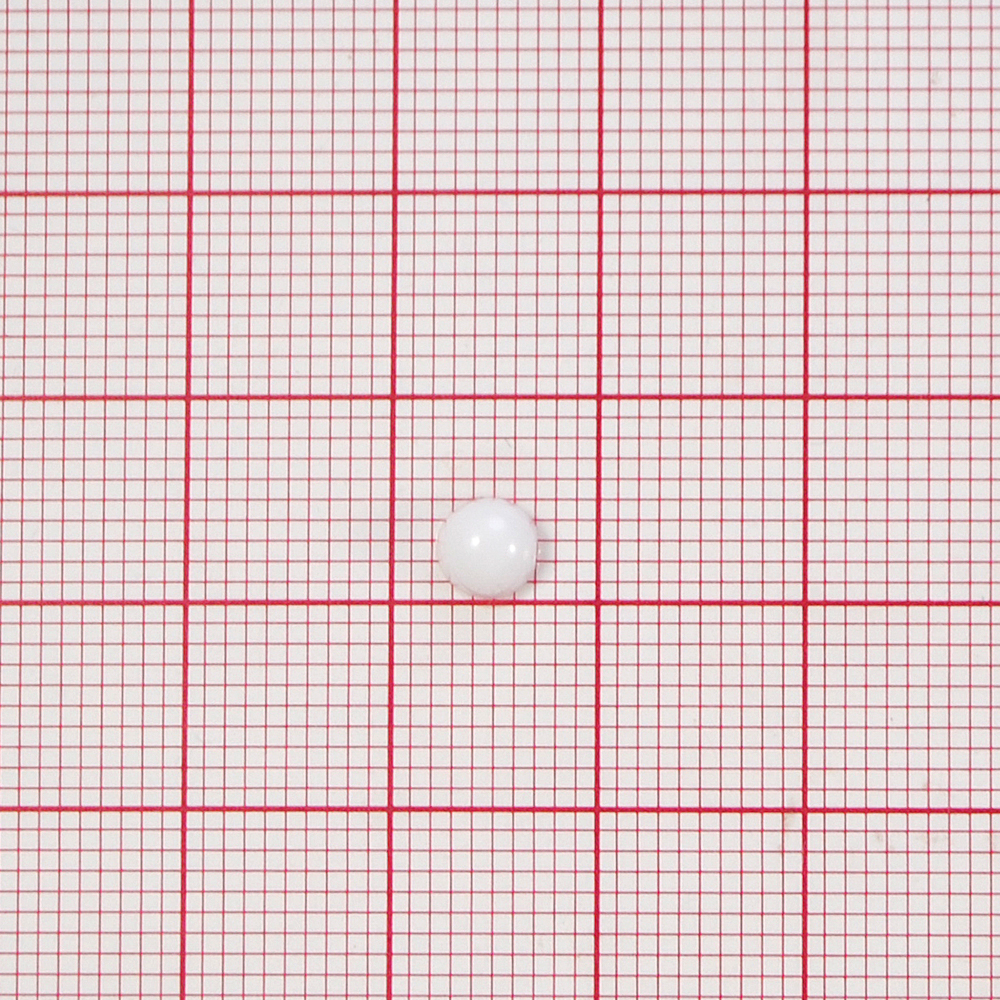 Носик плоский №13, круглый 5мм белый, 1тыс.шт. Носики плоские