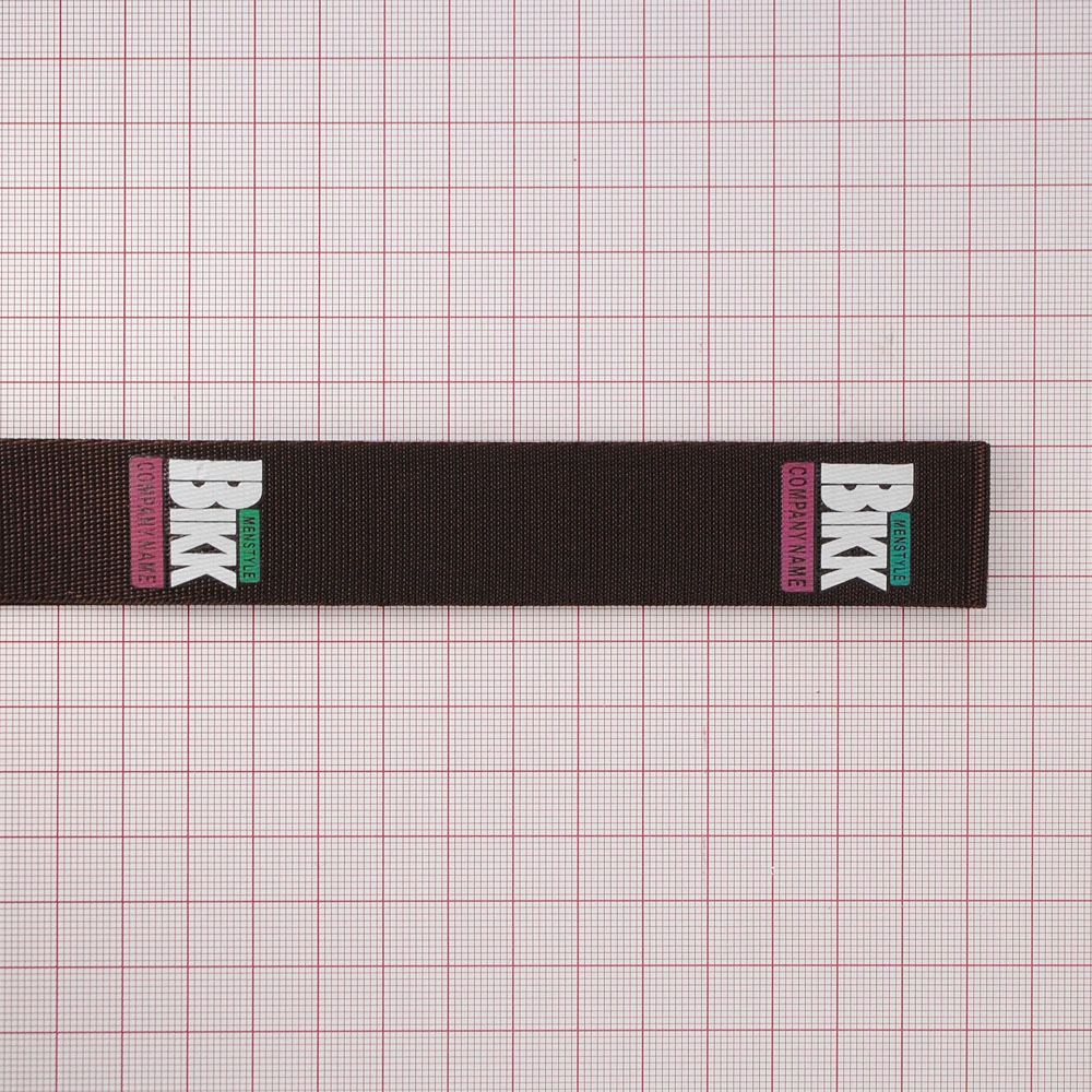 Тесьма Bikk 2,5см коричневая ярд. Тесьма