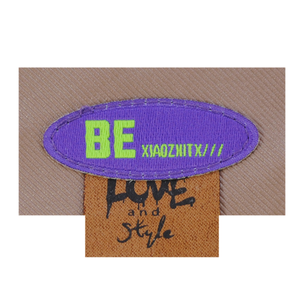 Лейба ткань BE 6*4,5см, чёрный, зеленый, коричневый, фиолетовый, шт. Лейба Ткань