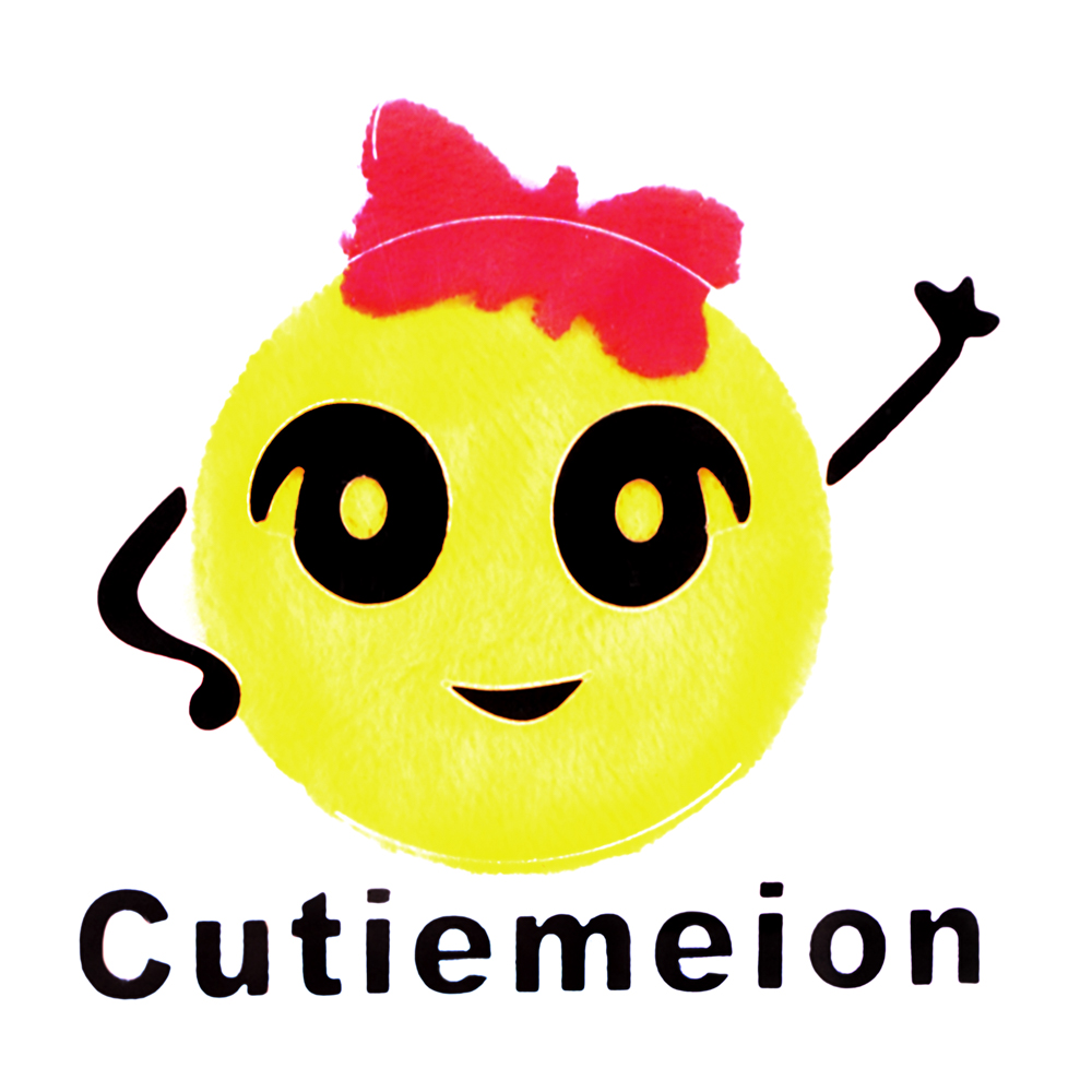 Термоаппликация тканевая Колобок Cutiemeion, 6*6см, желтый, черный, красный, шт. Аппликации клеевые Тканевые