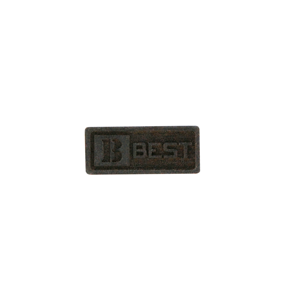 Лейба нубук BEST 1,3*3см, черная, фон лазером, шт. Лейба