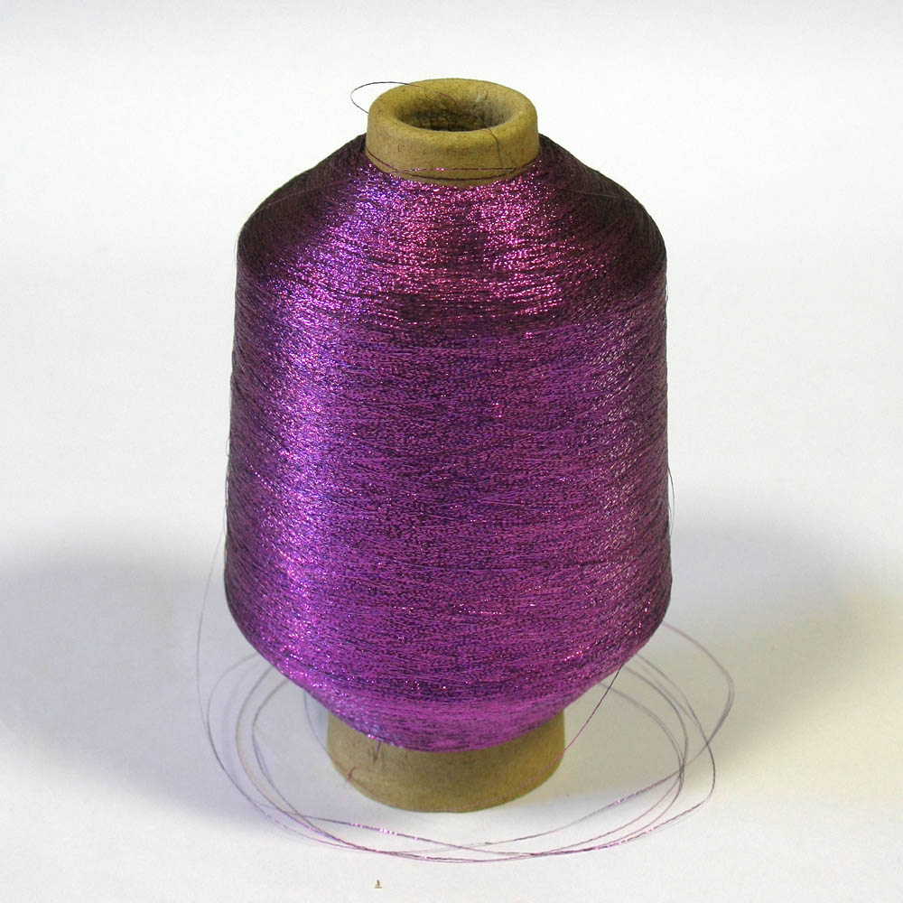 Нитка люрекс MX-41 фиолетовый /500г/ . Нитка Люрекс
