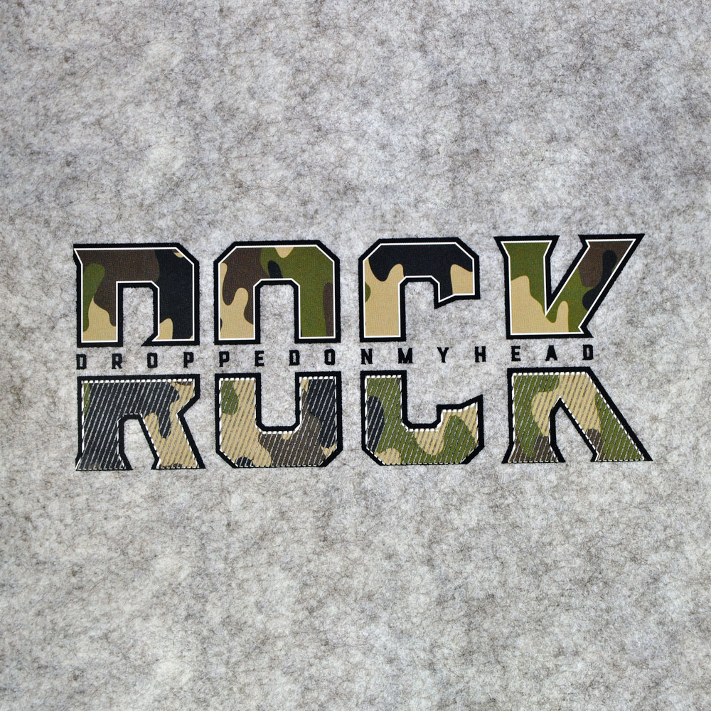 Термоаппликация ROCK, 22*9.5см, шт. Термопереводки Надписи