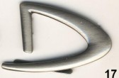 Краб металлический D-низ 4,2см BLACK NIKEL, шт . Крабы Металл Геометрия