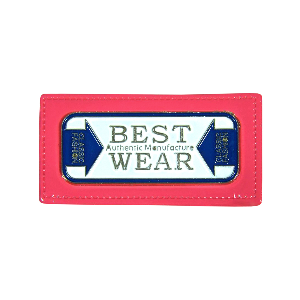 Лейба кожзам A8511 64*34мм Best Wear. Лейба Кожзам