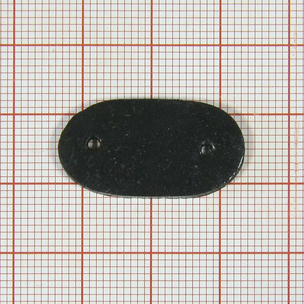 Лейба резиновая № 137 овал черный. Лейба
