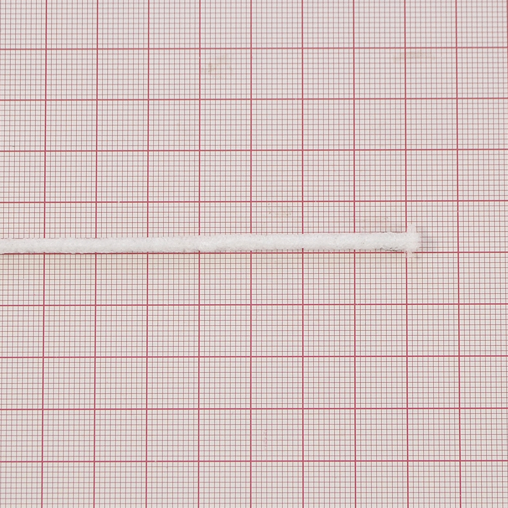 Резинка круглая 2мм (1кг = 1600м / растяжение 1:1,5) белая в бобине /Турция/, м. Резинка